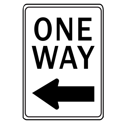 One Way Sign
