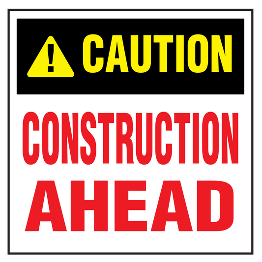 Contruction Ahead Sign