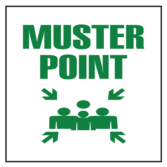 Muster Point Sign