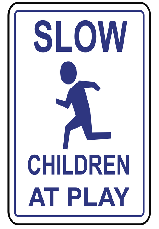 Children at Play Sign