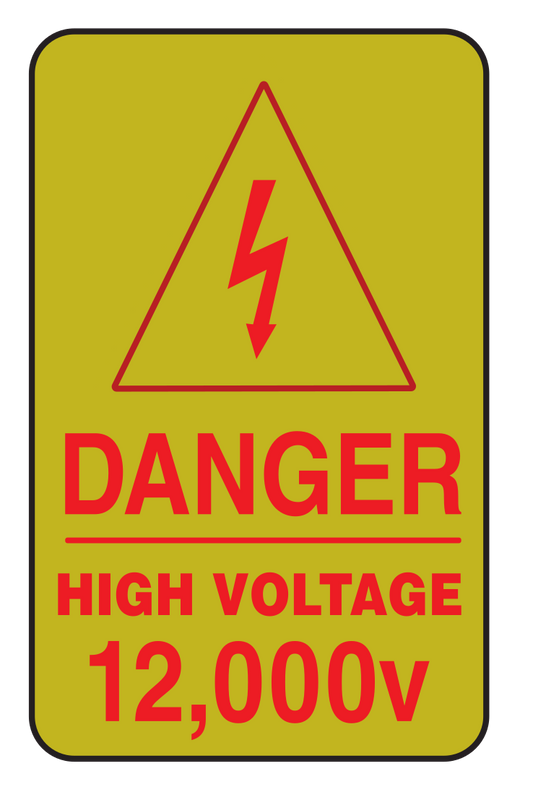 Dandger High Voltage 12000V Sign